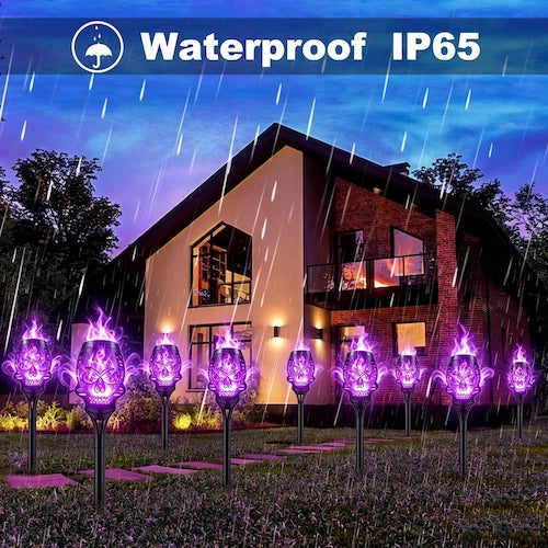 The Ultimate Halloween Solar Skull Flame Lights