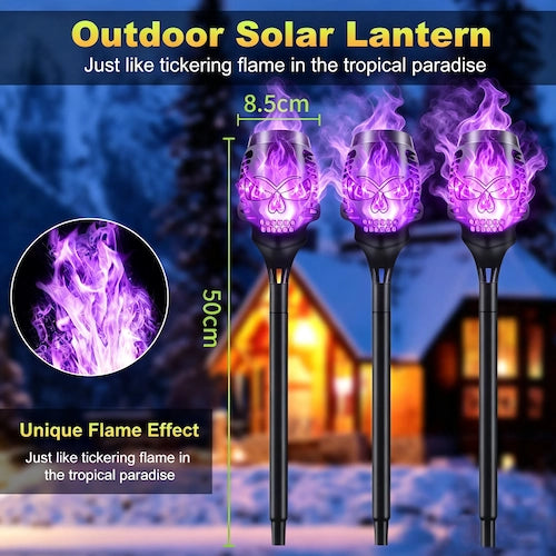 The Ultimate Halloween Solar Skull Flame Lights
