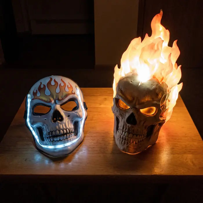 GHOST RIDER LED Flame Mask — 2026 Collector's Edition