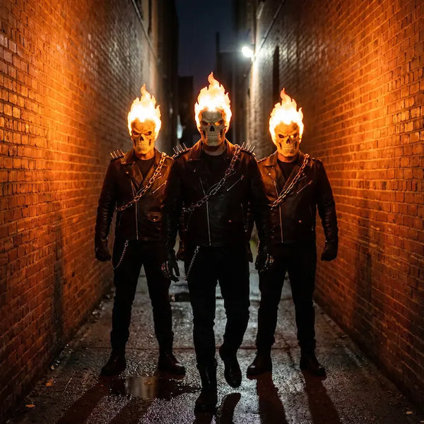 GHOST RIDER LED Flame Mask — 2026 Collector's Edition