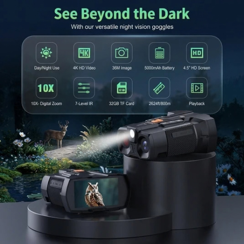 The Tactical 4K Infrared Night Vision Binoculars