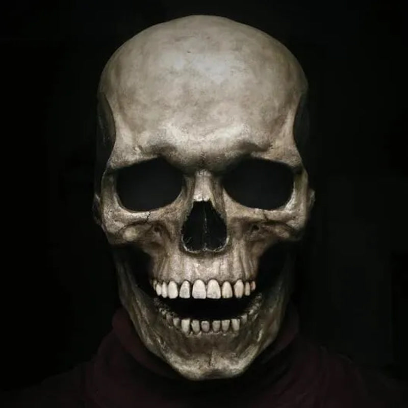 Máscara de calavera con mandíbula móvil 💀