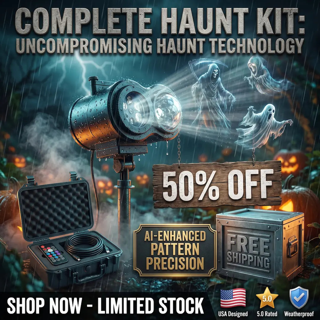 Transform Your Estate: The Elite 32ft AI-Cinematic Halloween Projector